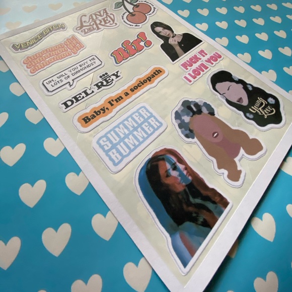Lana Del Rey Stickers - Picture 2 of 12